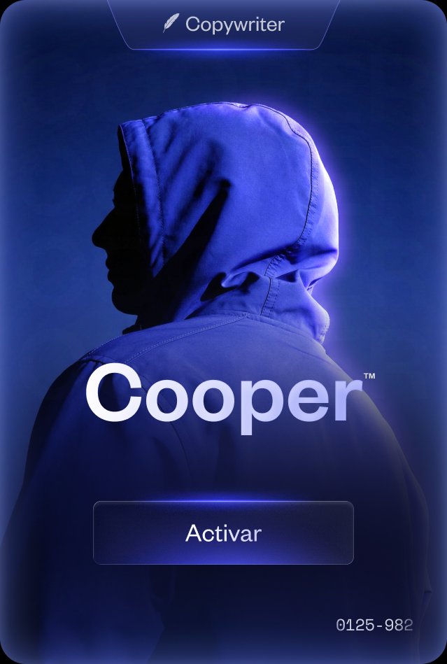 Cooper — Copywriter